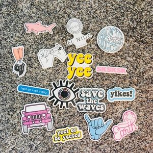 VSCO Stickers🌸//Set of 15 assorted stickers